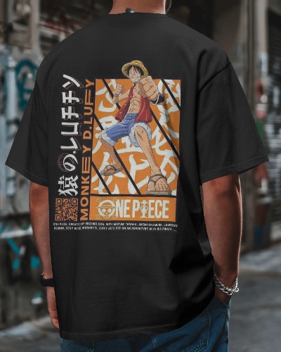 Men’s Baggy Anime T Shirt